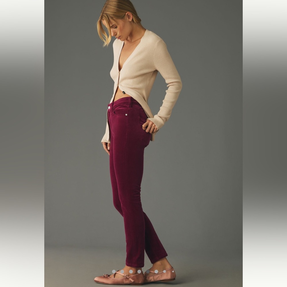 Anthropologie Skinny Corduroy High-Rise Jeans NWT
